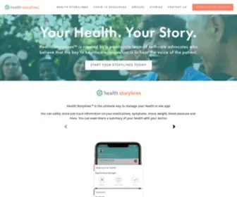 Healthstorylines.com(Health Storylines) Screenshot