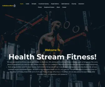 Healthstreamfitness.com.au(Commercial Fitness Equipment Australia) Screenshot