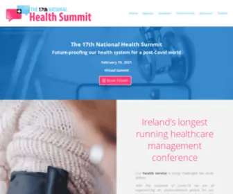 Healthsummit.ie(The 17th National Health Summit) Screenshot