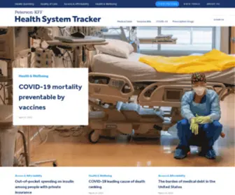 Healthsystemtracker.org(Peterson-KFF Health System Tracker) Screenshot