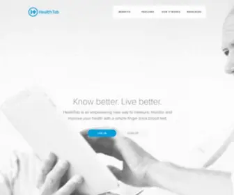 Healthtab.com(Know better) Screenshot