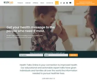 Healthtalksonline.com(Health Talks Online) Screenshot