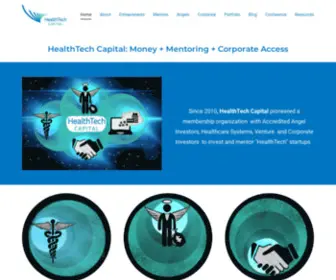 Healthtechcapital.com(HealthTech Capital) Screenshot