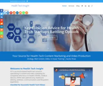 Healthtechinsight.com(Health Tech Insight) Screenshot