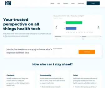 Healthtechnerds.com(Health Tech Nerds) Screenshot