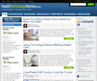 Healthtechnologyreview.com(EMR Software & Medical Billing Software Reviews) Screenshot