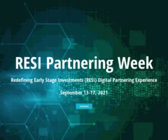 Healthtechpartneringweek.com(RESI Partnering Week) Screenshot