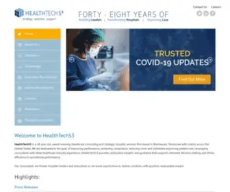 Healthtechs3.com(Healthcare Consulting and Strategic Hospital Services) Screenshot