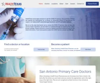 Healthtexas.org(HealthTexas Medical Group) Screenshot