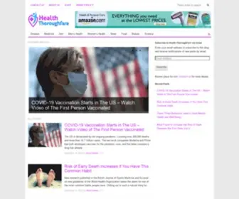 Healththoroughfare.com(Health Thoroughfare) Screenshot