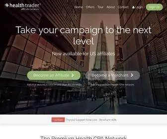 Healthtrader.com(HealthTrader Affiliate Network) Screenshot