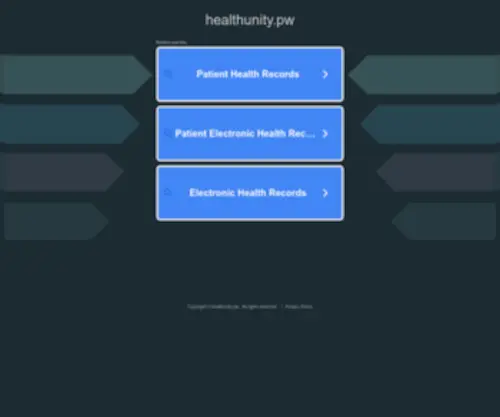 Healthunity.pw(Health Unity) Screenshot