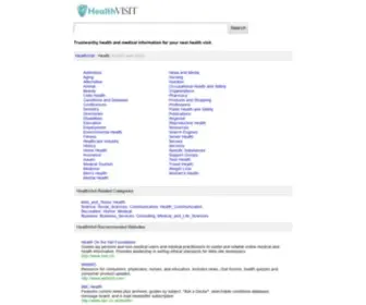 Healthvisit.com(Search engine) Screenshot