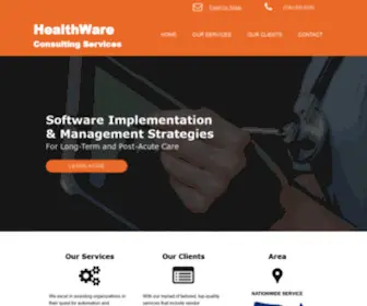 Healthware-Consulting.com(Long Term Care Software Consultant) Screenshot