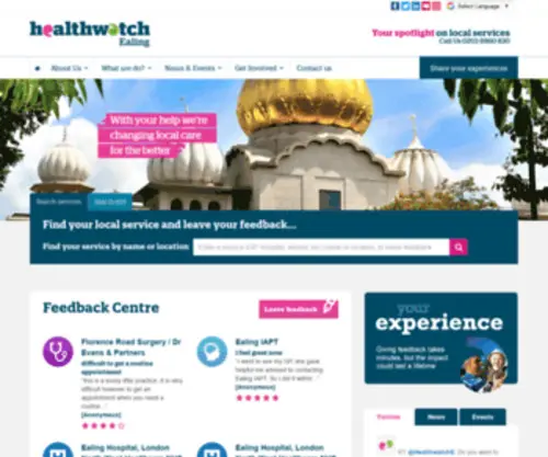 Healthwatchealing.org.uk(Healthwatch Ealing) Screenshot