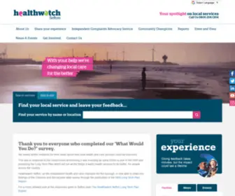 Healthwatchsefton.co.uk(Healthwatch Sefton) Screenshot