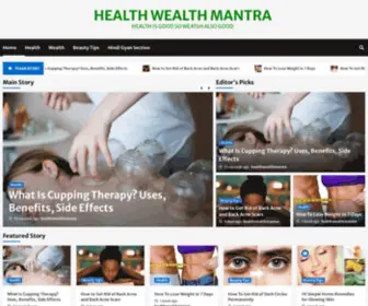 Healthwealthmantra.com(Health Wealth Mantra) Screenshot