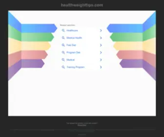 Healthweighttips.com(Health Weight Tips) Screenshot