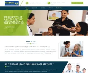 Healthwinhomecare.com(Healthwin Home Care Services) Screenshot