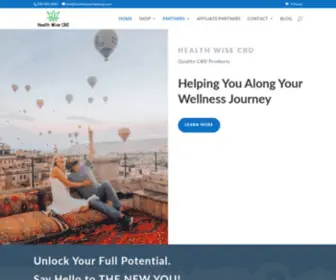 Healthwisecbdshop.com(Health Wise CBD) Screenshot