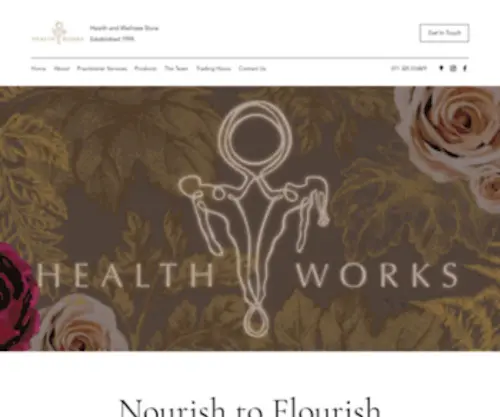 Healthworks.co.za(Health Works) Screenshot