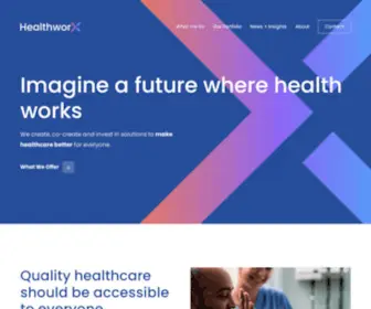 Healthworx.com(Improving Healthcare for All) Screenshot