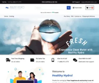 Healthy-HYdro.com(HEALTHY HYDRO) Screenshot