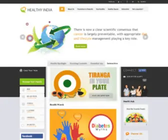 Healthy-India.org(Health Information) Screenshot
