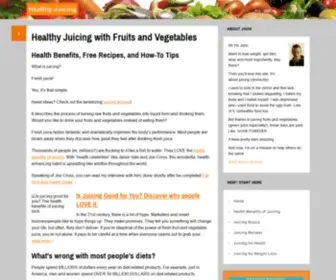 Healthy-Juicing.com(Healthy Juicing) Screenshot