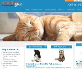 Healthy-Pets.co.uk(Pet Insurance) Screenshot