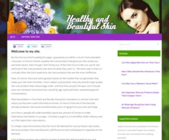 Healthy-Skin-Care.info(Healthy Skin Care) Screenshot