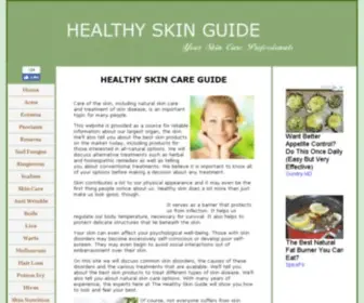 Healthy-Skin-Guide.com(Skin Care....Your Source for Healthy Skin Information and Treatment Options) Screenshot