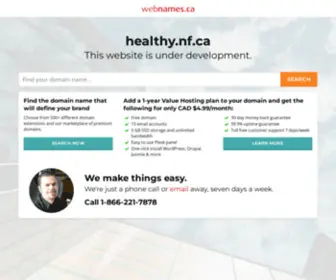 Healthy.nf.ca(healthy) Screenshot