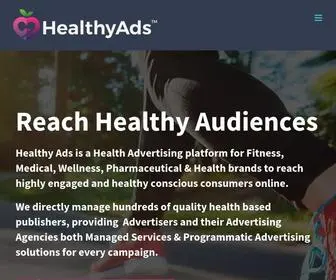 Healthyads.com(Healthy Ads) Screenshot