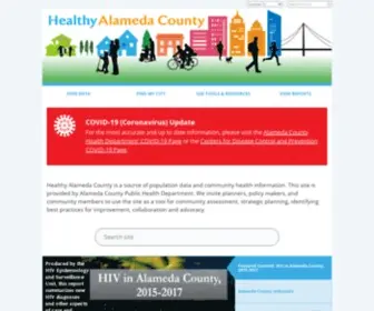 Healthyalamedacounty.org(Healthy Alameda County) Screenshot