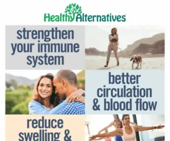 Healthyalternatives.com(Accelerate Recovery from Injuries) Screenshot