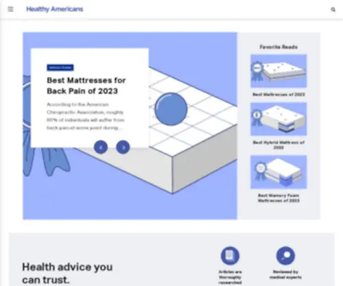 Healthyamericans.org(Trust for America's Health) Screenshot