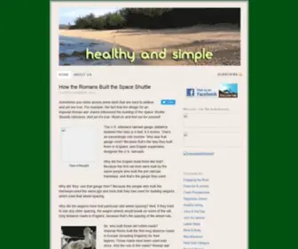 Healthyandsimple.com(Shirley davalos) Screenshot