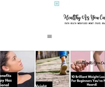 Healthyasyoucan.com(Healthy As You Can) Screenshot