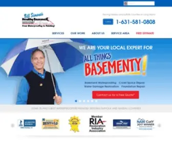 Healthybasementsystems.com(Healthybasementsystems) Screenshot