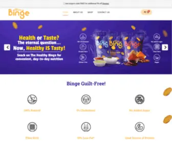 Healthybinge.co.in(The Healthy Binge) Screenshot