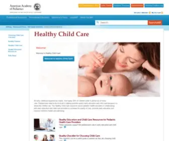 Healthychildcare.org(Healthy Child Care) Screenshot