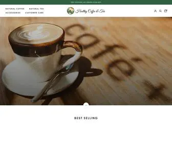 Healthycoffeeandtea.com(Shop Healthy Teas Online) Screenshot