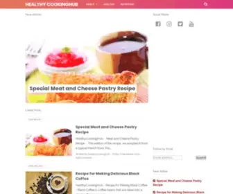 Healthycookinghub.com(Healthy CookingHub) Screenshot