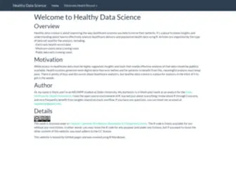 Healthydatascience.com(Healthy Data Science) Screenshot