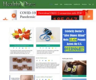 Healthydayz.com(Healthy Dayz) Screenshot