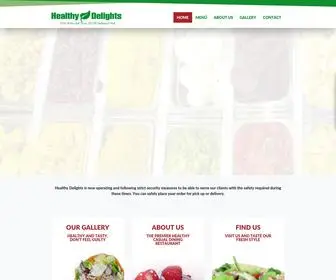 Healthydelightsfood.com(Fresh & Nutritive Food) Screenshot