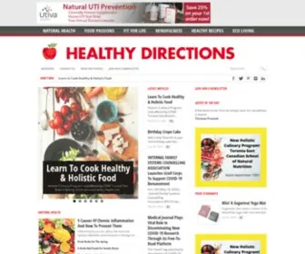 Healthydirections.ca(Healthy Directions) Screenshot