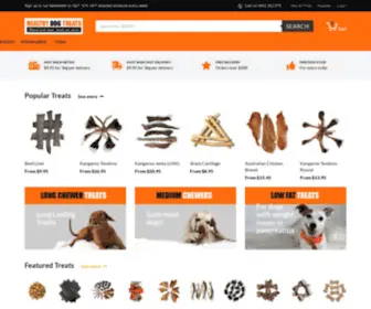 Healthydogtreats.com.au(Australian Pet Treat Company) Screenshot