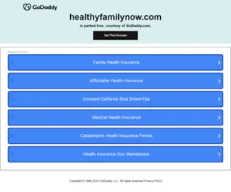 Healthyfamilynow.com(Healthy Family Now) Screenshot